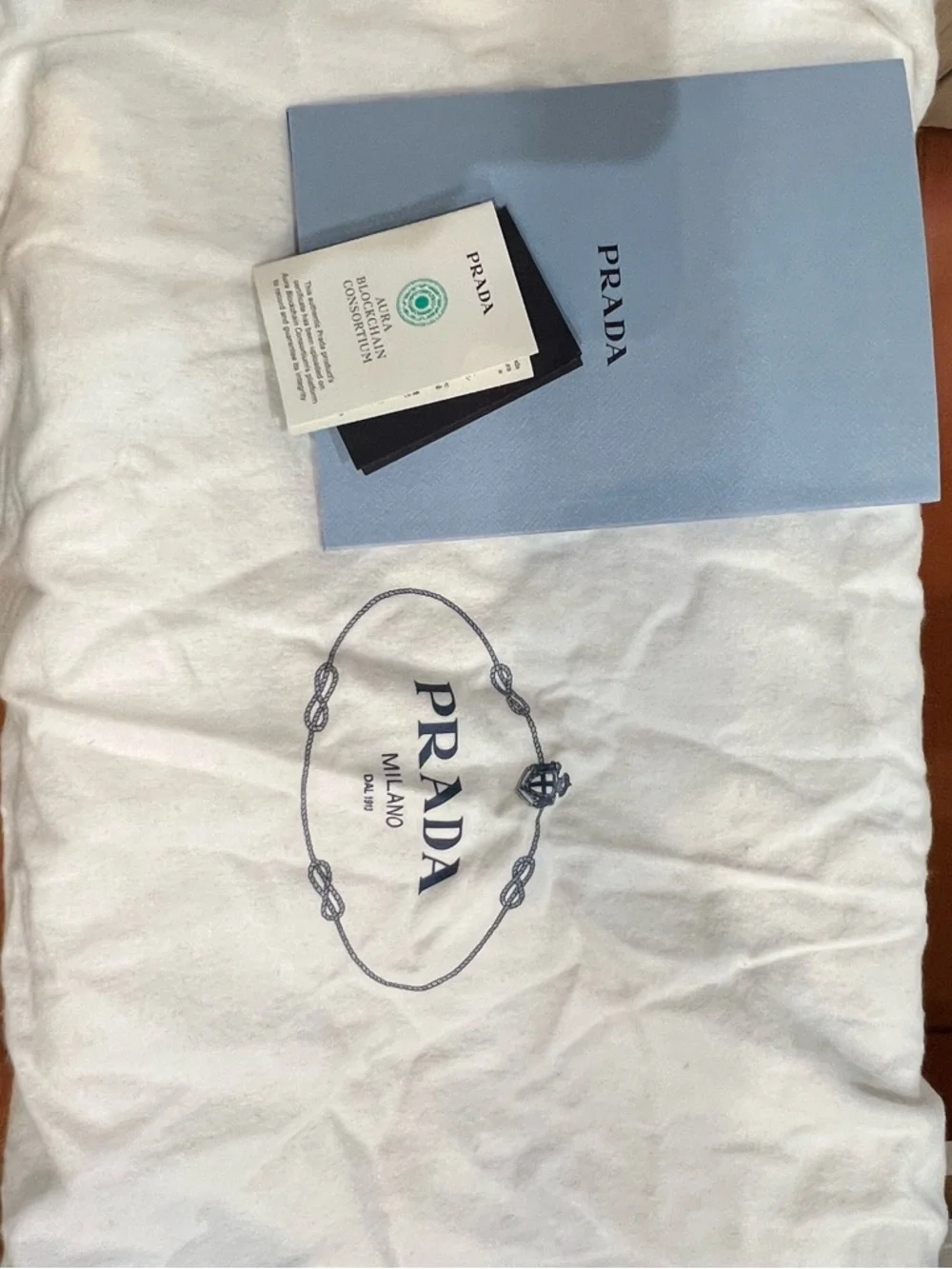 Prada Black Drawstring Nylon Backpack